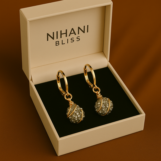 Pyrite Healing Crystal Earrings