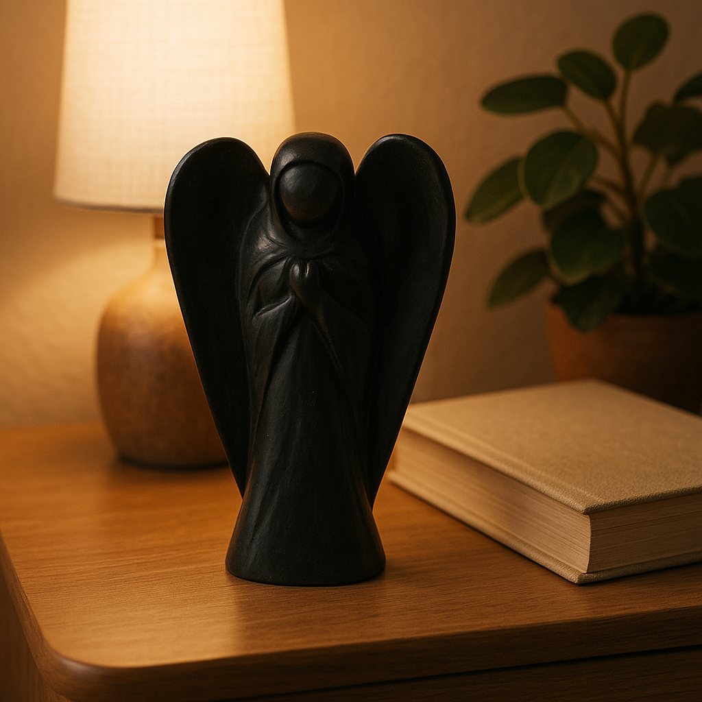 Black Obsidian Angel Crystal