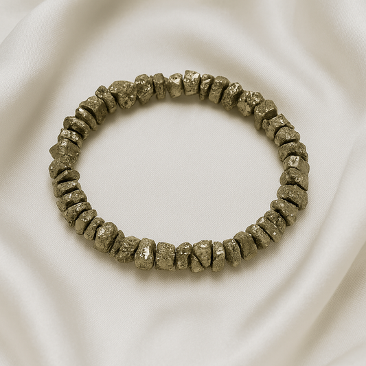 Raw Pyrite Bracelet