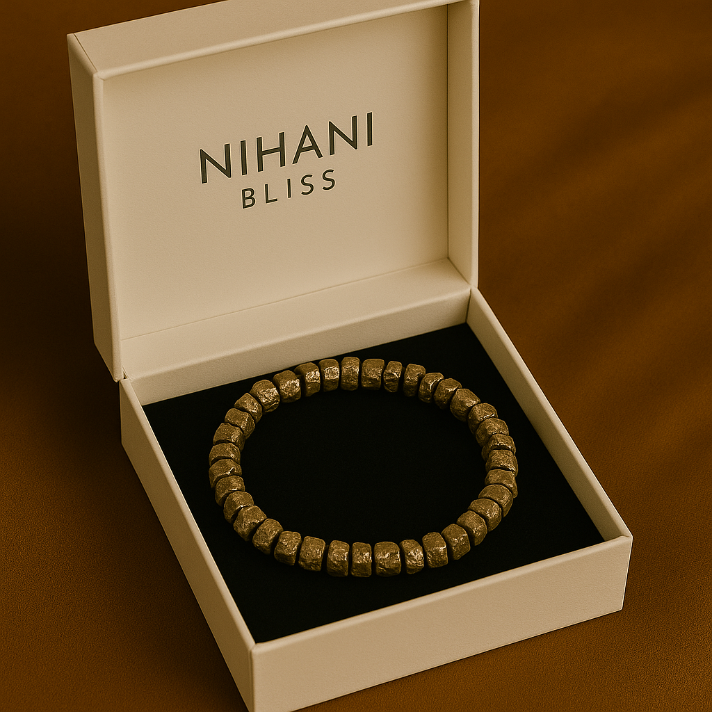 Raw Pyrite Bracelet