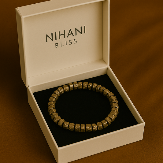 Raw Pyrite Bracelet