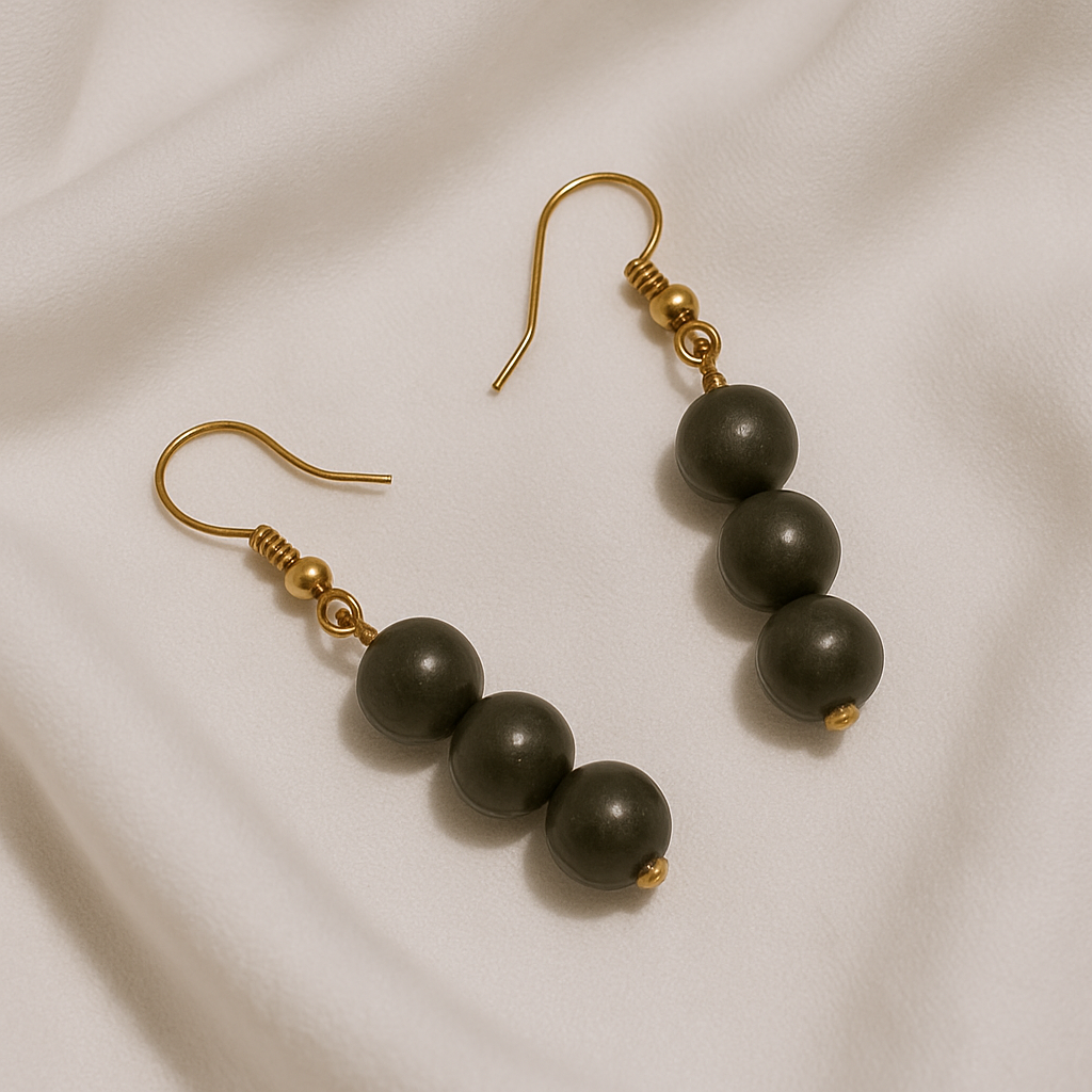 Wealth Magnet Pyrite Energy Earrings