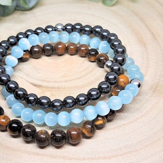 Evil Eye Protection Bracelet Set